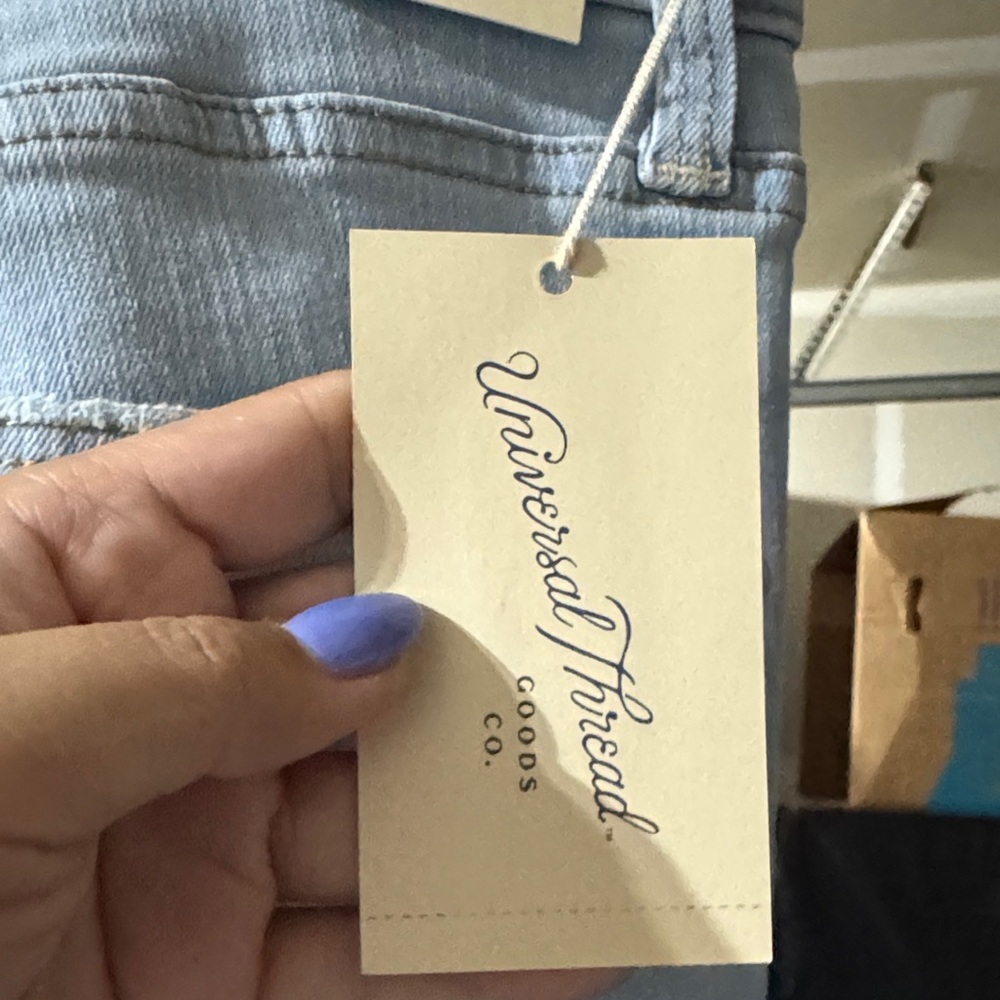 Size 17S Universal Thread Light Blue High Rise Skinny Jeans - Picture 3 of 4